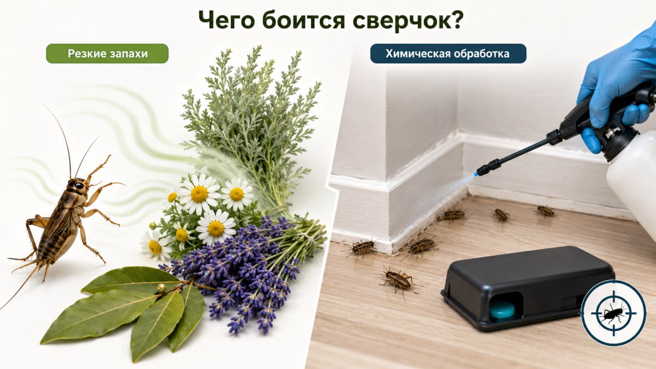 Чего боится сверчок